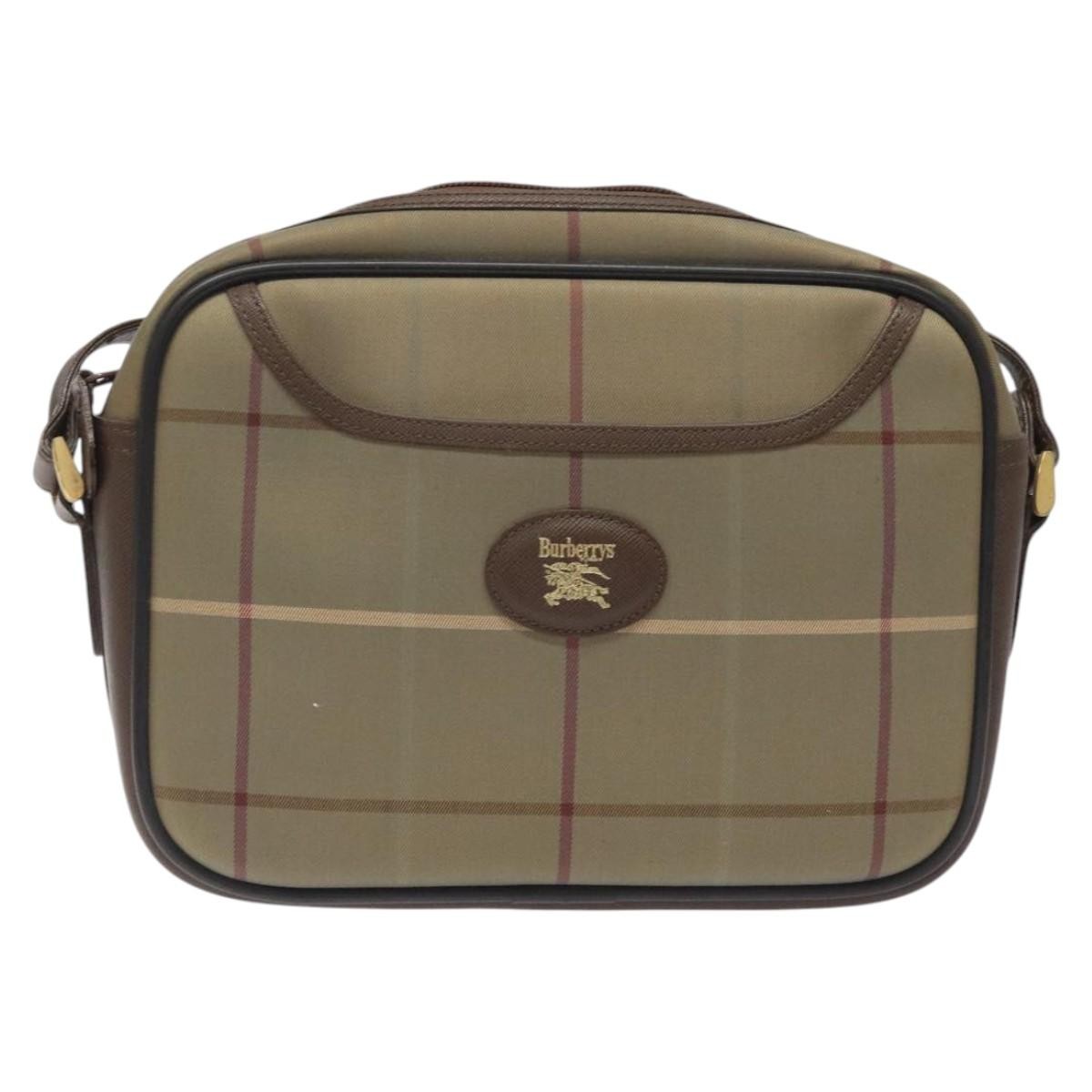 Burberry Nova check Shoulder bag Canvas and Leather - image 1