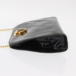 Salvatore Ferragamo Vintage Gancini Chain Shoulder Bag Patent Leather - image 4