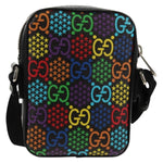 Gucci Front Zip Messenger Bag Psychedelic Print GG Coated Canvas Mini - image 2