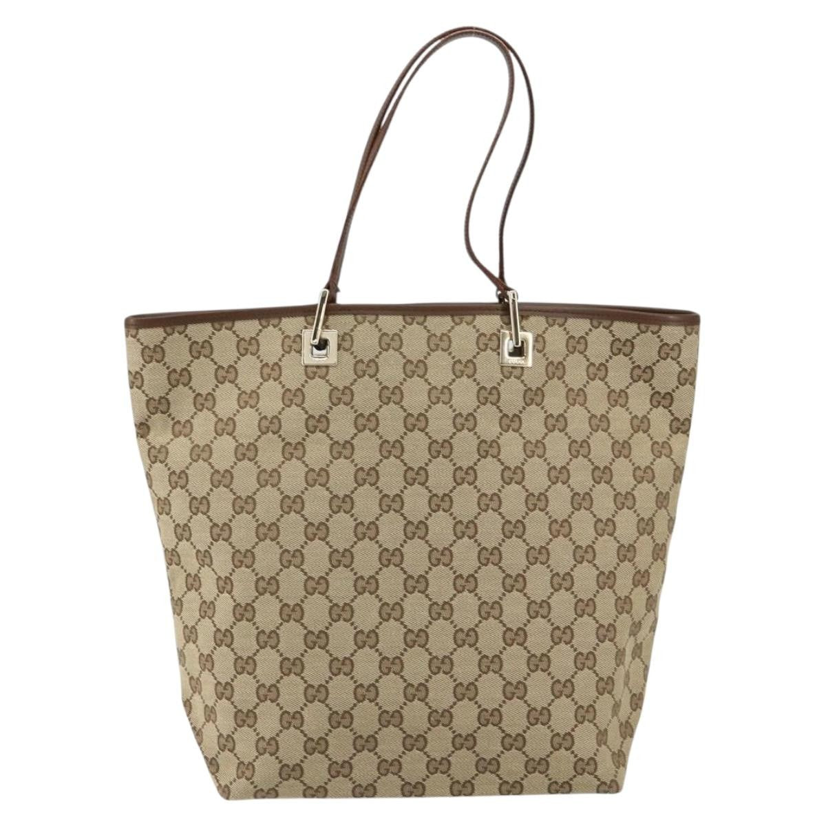 Gucci Vintage Bucket Shopping Tote GG Canvas Medium - image 1