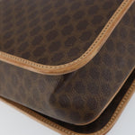 Celine Vintage Macadam Shoulder Bag Canvas and Leather - image 11