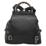 Gucci Vintage Bamboo Backpack Leather - image 2