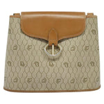 Christian Dior Vintage Honeycomb Shoulder Bag Canvas and Leather - image 17