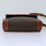 Celine Vintage Macadam Shoulder Bag Canvas and Leather - image 14