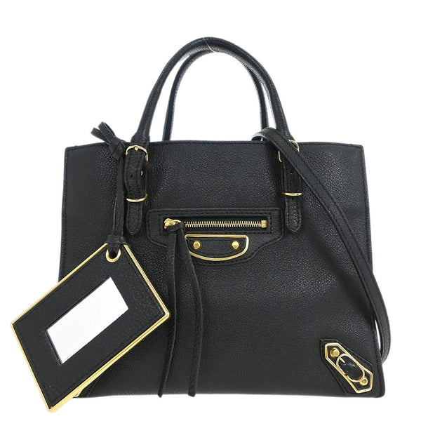 Balenciaga Papier A4 Classic Metallic Edge Bag Leather Mini - image 1