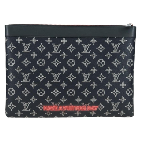 Louis Vuitton Pochette Apollo Limited Edition Upside Down Monogram Ink GM