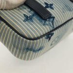 Louis Vuitton Outdoor Pouch Limited Edition Monogram Watercolor Stripes Denim - image 10