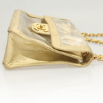 Chanel Classic Single Flap Bag Quilted Applique Vinyl Jumbo 30 x 20 x 10 - image 3