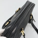 Bally Vintage Handbag Quilted Leather - image 16
