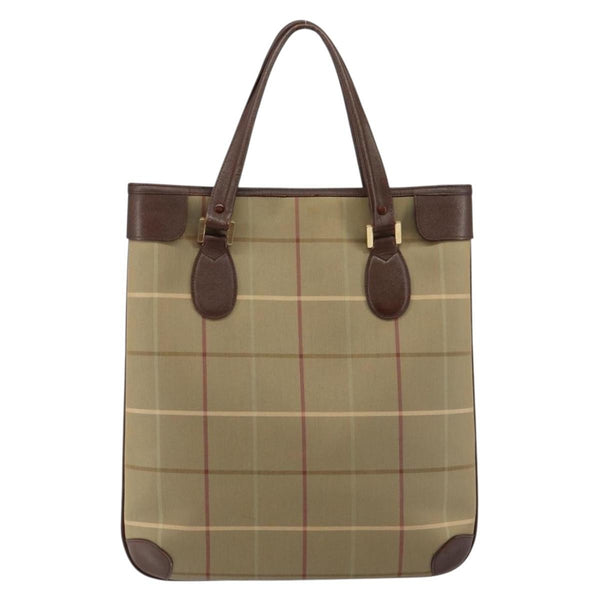 Burberry Nova Check Tote canvas check pattern Small