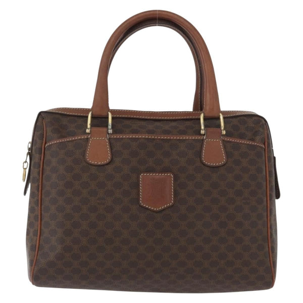 Celine Vintage Macadam Handbag Canvas and Leather - image 1