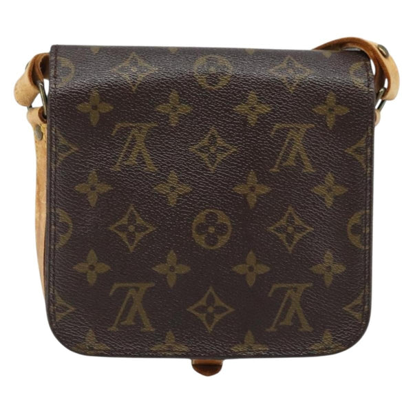Louis Vuitton Cartouchiere Handbag Monogram Canvas PM