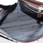 Burberry Vintage Flap Crossbody Bag Haymarket Canvas - image 5