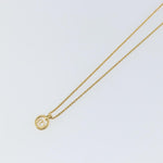 Christian Dior CD Round Pendant Necklace Metal - image 10