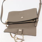 Chloe Faye Shoulder Bag Leather and Suede Small - image 17