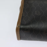Christian Dior Vintage Honeycomb Zip Pouch Canvas and Leather - image 9