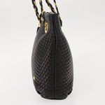 Bally Vintage Chain Shoulder Bag Quilted Leather - image 3