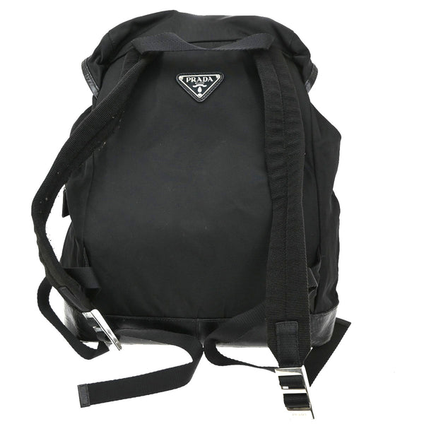 Prada Double Front Pocket Backpack Tessuto Medium