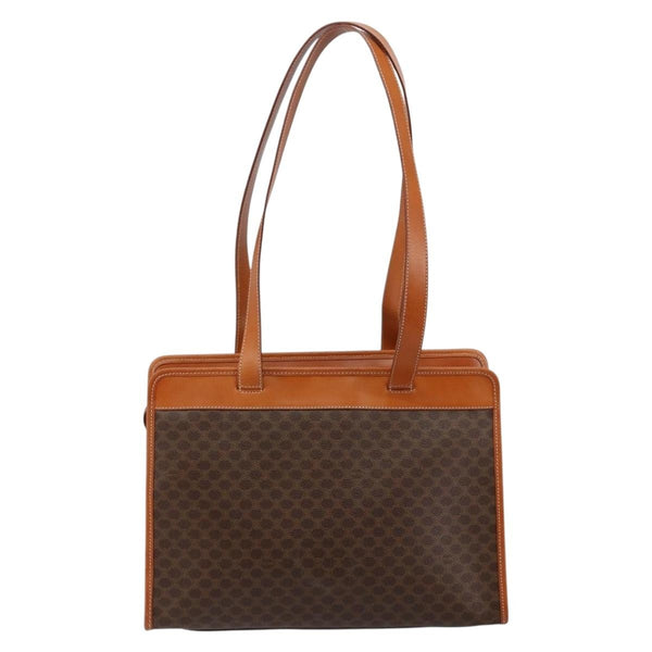 Celine Vintage Macadam Tote bag Canvas and Leather