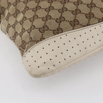 Gucci Zip Messenger Bag GG Canvas with Perforated Leather Small - image 12