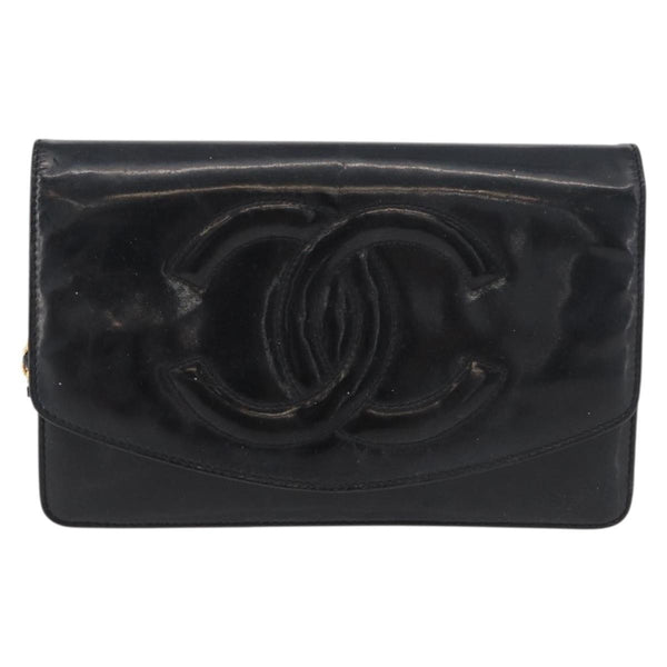 Chanel Vintage CC Wallet on Chain Patent - image 1