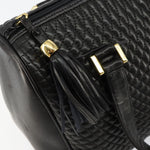 Bally Vintage Handbag Quilted Leather - image 20