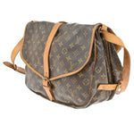 Louis Vuitton Saumur Handbag Monogram Canvas 35 - image 3