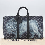 Louis Vuitton Keepall Bandouliere Bag Limited Edition Chapman Savane Monogram Canvas 45 - image 14