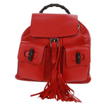 Gucci Bamboo Tassel Backpack Leather Medium - image 1