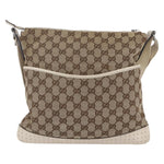 Gucci Zip Messenger Bag GG Canvas with Perforated Leather Small - image 15
