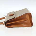 Celine Vintage Macadam Handbag Canvas and Leather - image 3