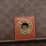 Celine Vintage Macadam Shoulder Bag Canvas Small - image 13