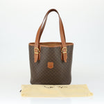 Celine Vintage Macadam Tote bag Canvas and Leather - image 13