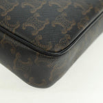 Celine Logo Messenger Bag Triomphe Coated Canvas Medium - image 12