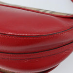 Burberry Maydown Crossbody Bag Haymarket Coated Canvas and Leather Small - image 10