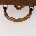 Gucci Gucci bamboo backpack daim mini - image 8