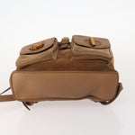 Gucci Vintage Bamboo Backpack Suede and Leather - image 18