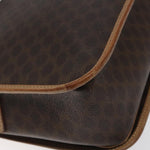 Celine Vintage Macadam Shoulder Bag Canvas and Leather - image 12