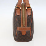 Celine Vintage Macadam Handbag Canvas and Leather - image 4