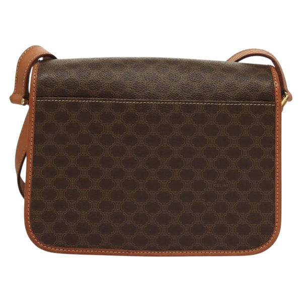 Celine Macadam Shoulder Bag PVC Leather
