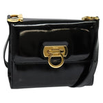 Salvatore Ferragamo Gancini Shoulder Bag Patent Leather - image 10