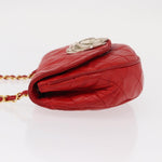 Chanel Camellia Rounded Clutch Satin and Leather - image 4