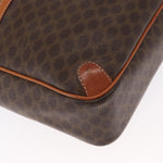 Celine Vintage Macadam Shoulder Bag Canvas and Leather - image 11