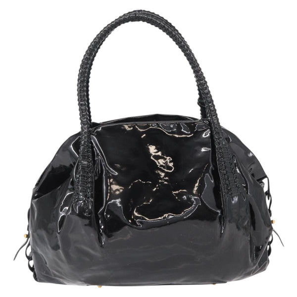 Salvatore Ferragamo Gancini Tote Patent leather