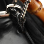 Gucci Vintage Bamboo Handle Bag Nylon - image 13