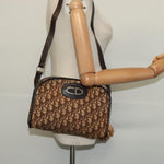 Christian Dior Vintage Trotter Shoulder Bag Canvas - image 13