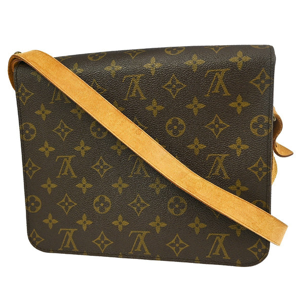 Louis Vuitton Cartouchiere Handbag Monogram Canvas GM