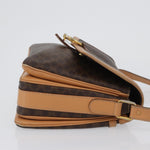Celine Vintage Macadam Shoulder Bag Canvas and Leather - image 3