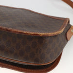 Celine Vintage Macadam Shoulder Bag Canvas and Leather - image 12