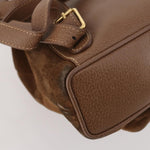 Gucci Gucci bamboo backpack daim mini - image 9
